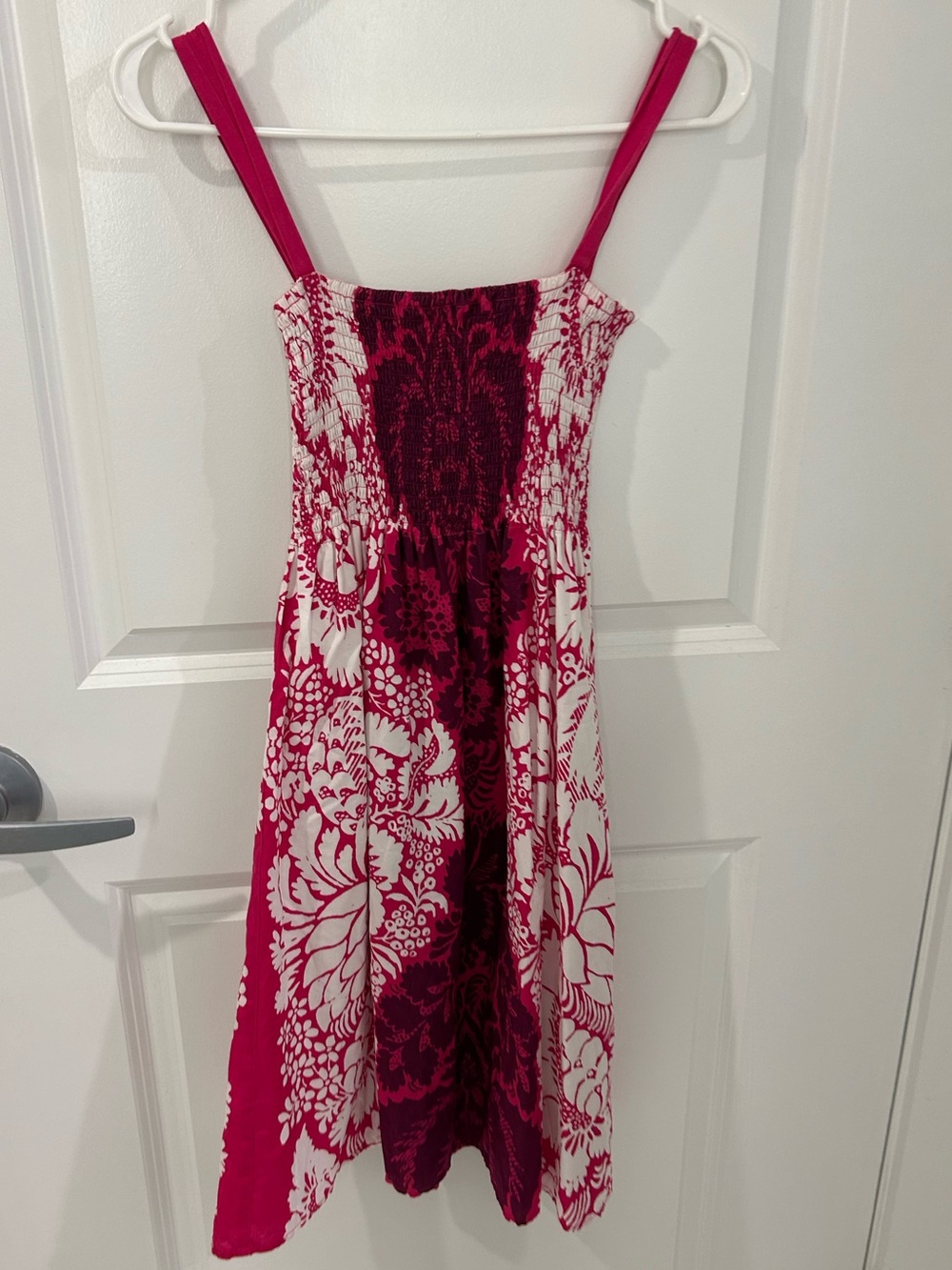Pink midi Marimekko dress